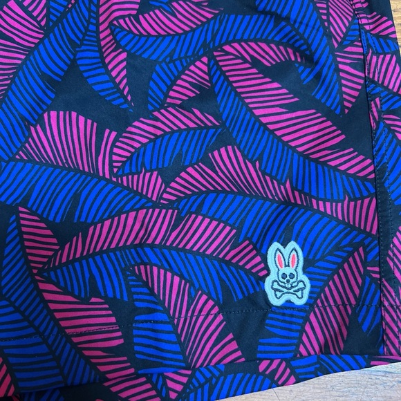 NWT PSYCHO BUNNY MENS CARDEN SWIM SHORTS Men's XL ACP Lined - Picture 3 of 10